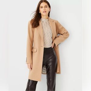 Brand New Wool Blend Ann Taylor Coat, Size XS